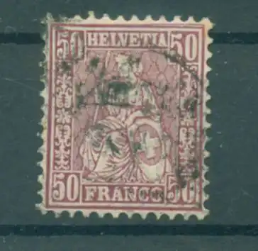 SCHWEIZ 1867 Nr 35 gestempelt (222734)