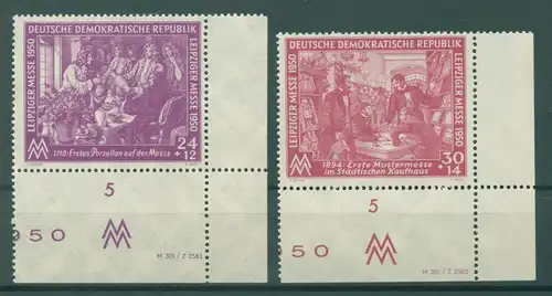DDR 1950 Nr 248-249 postfrisch (222818)