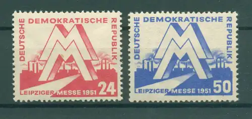 DDR 1951 Nr 282-283 postfrisch (222870)