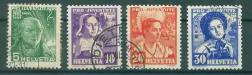 SCHWEIZ 1936 Nr 306-309 gestempelt (223007)