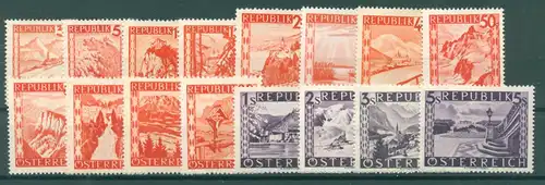 OESTERREICH 1947 Nr 838-853 postfrisch (223060)