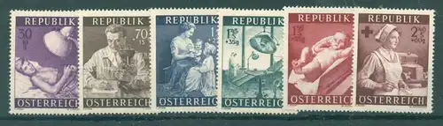 OESTERREICH 1954 Nr 999-1004 postfrisch (223066)