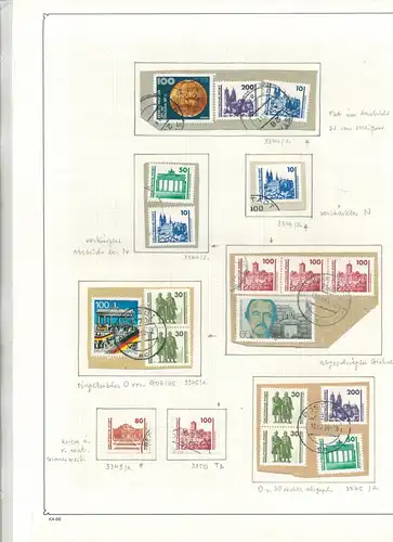 DDR SPEZIAL-SAMMLUNG 1990 Nr 3344-3352 gestempelt (223115)