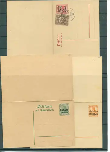 BES. I. WELTKRIEG Lot von 12 Ganzsachen postfrisch (223117)