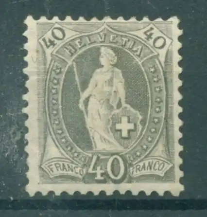 SCHWEIZ 1882 Nr 61XA postfrisch (223511)