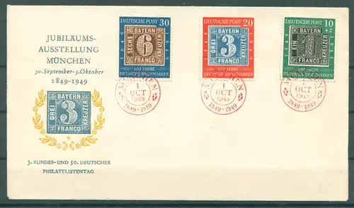 BUND 1949 Nr 113-115 gestempelt (223531)