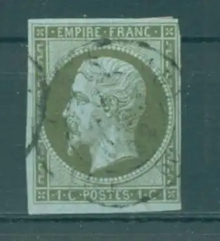 FRANKREICH 1853 Nr 10 gestempelt (223633)