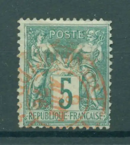 FRANKREICH 1876 Nr 59I gestempelt (223665)