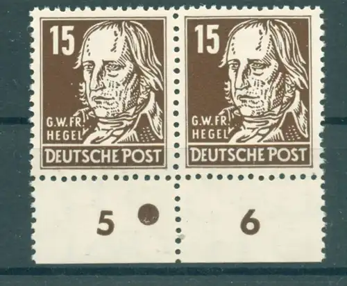 DDR 1952 Nr 331va XII postfrisch (223745)