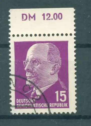 DDR 1961 Nr 847XxI2 OR1 gestempelt (223812)