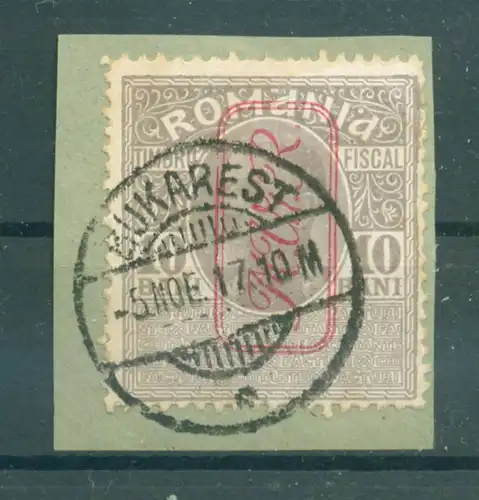MV IN RUMAENIEN 1917 Nr ZZ6 gestempelt (223823)