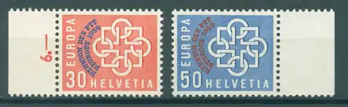 SCHWEIZ 1959 Nr 681-682 postfrisch (223971)