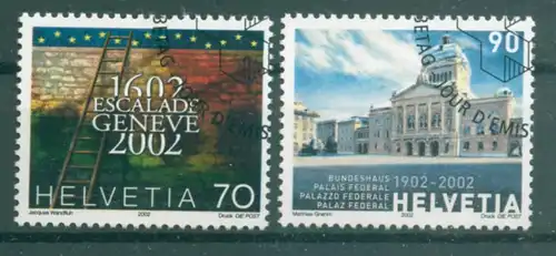 SCHWEIZ 2002 Nr 1782-1783 gestempelt (224270)