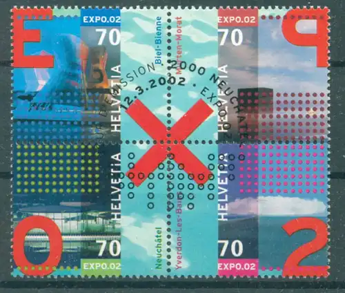 SCHWEIZ 2002 Nr 1785-1788 gestempelt (224275)