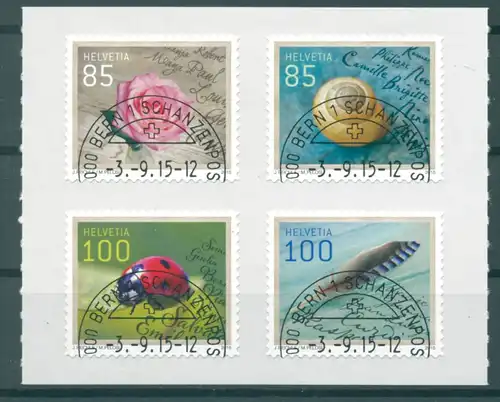 SCHWEIZ 2015 Nr 2410-2413 gestempelt (224305)