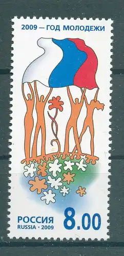 RUSSLAND 2009 Nr 1557 postfrisch (224398)