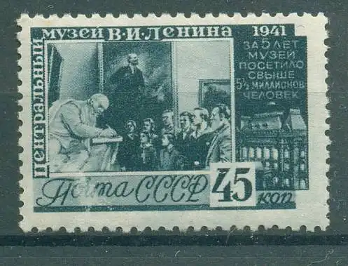 SOWJETUNION 1941 Nr 821 postfrisch (224621)