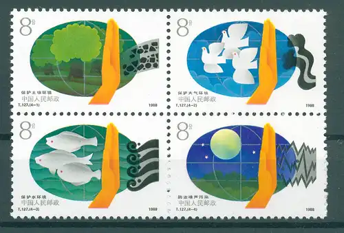 CHINA 1988 Nr 2180-2183 postfrisch (224857)
