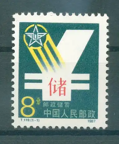 CHINA 1987 Nr 2129 postfrisch (224881)