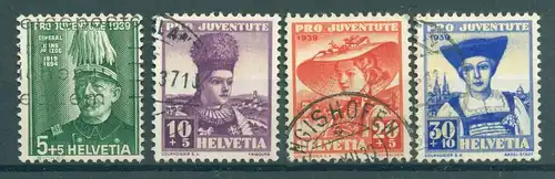 SCHWEIZ 1939 Nr 359-362 gestempelt (225662)