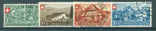 SCHWEIZ 1945 Nr 460-463 gestempelt (225668)