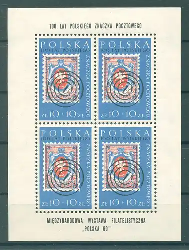 POLEN 1960 Nr 1177 KB postfrisch (225821)
