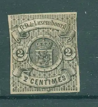 LUXEMBURG 1859 Nr 4 gestempelt (225837)