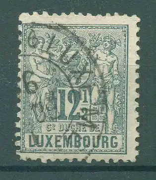 LUXEMBURG 1882 Nr 50 gestempelt (225848)