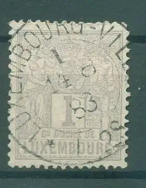 LUXEMBURG 1882 Nr 55 gestempelt (225853)