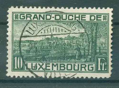 LUXEMBURG 1923 Nr 142 gestempelt (225855)