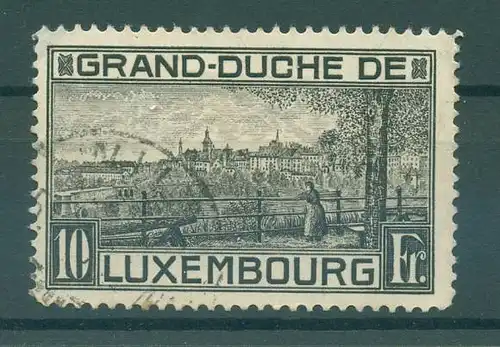 LUXEMBURG 1923 Nr 143 gestempelt (225856)