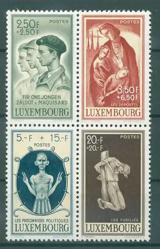 LUXEMBURG 1945 Nr 399-402 postfrisch (225870)
