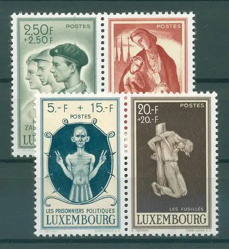 LUXEMBURG 1945 Nr 399-402 postfrisch (225871)