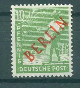 BERLIN 1949 PLATTENFEHLER Nr 24 AF I postfrisch (225910)