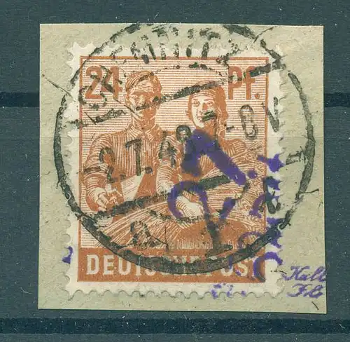 SBZ 1948 Nr 174 V gestempelt (226035)