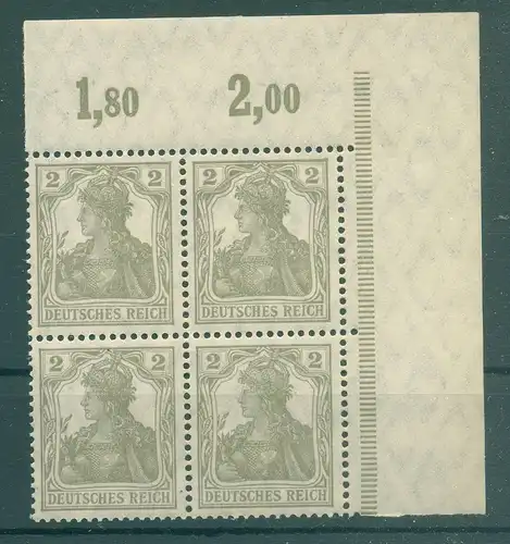 DEUTSCHES REICH 1918 Nr 102x postfrisch (226181)