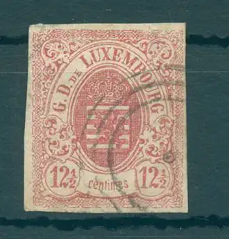 LUXEMBURG 1859 Nr 7 gestempelt (226375)