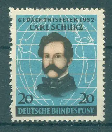 BUND 1952 Nr 155 postfrisch (226416)