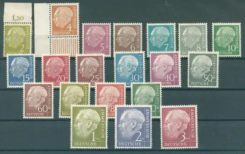 BUND 1954 Nr 177-196 postfrisch (226442)