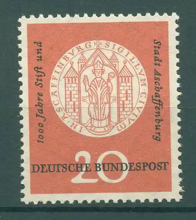 BUND 1957 Nr 255 VII postfrisch (226454)