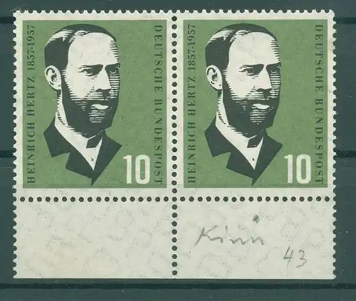 BUND 1957 Nr 252 postfrisch (226457)