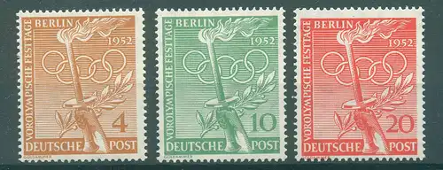BERLIN 1953 Nr 88-90 postfrisch (226511)
