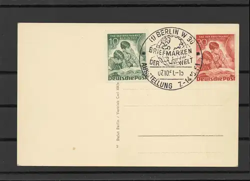 BERLIN 1951 Nr 80-81 gestempelt (226588)