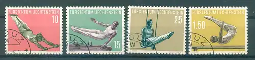 LIECHTENSTEIN 1957 Nr 353-356 gestempelt (226692)