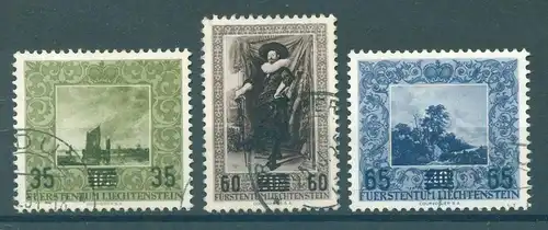 LIECHTENSTEIN 1954 Nr 326-328 gestempelt (226695)