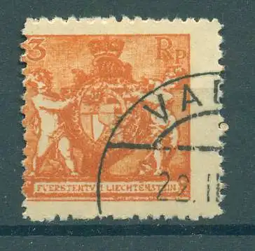 LIECHTENSTEIN 1921 Nr 47B gestempelt (226733)