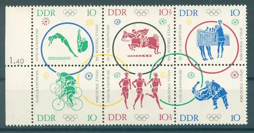 DDR 1964 Nr 1039-1044 postfrisch (226826)