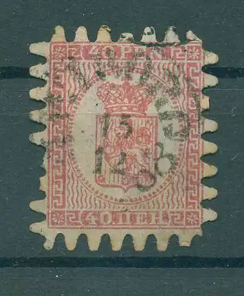 FINNLAND 1866 Nr 9C gestempelt (226884)