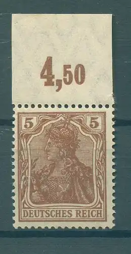 DEUTSCHES REICH 1920 Nr 140 postfrisch (226961)