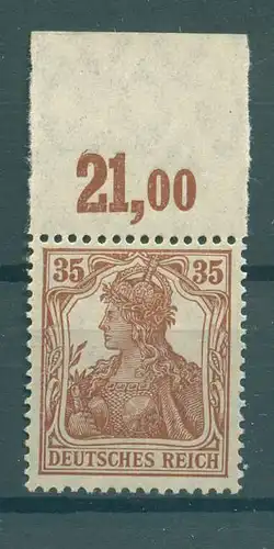 DEUTSCHES REICH 1918 Nr 103 postfrisch (226965)